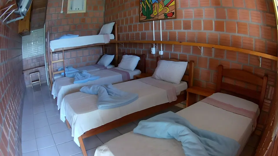 Dormitory room at the farm