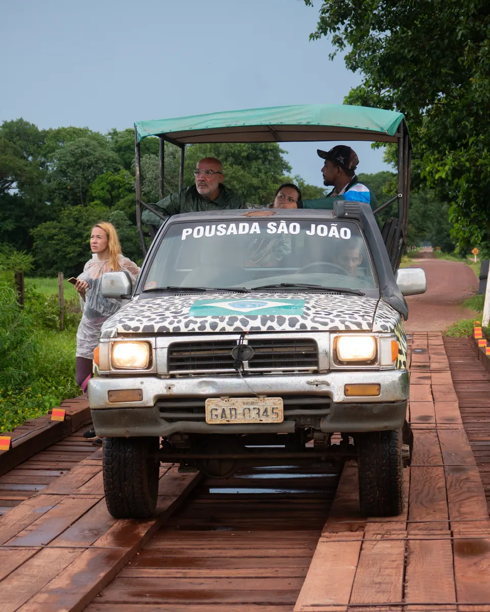 Safari vehicle of Pousada São João